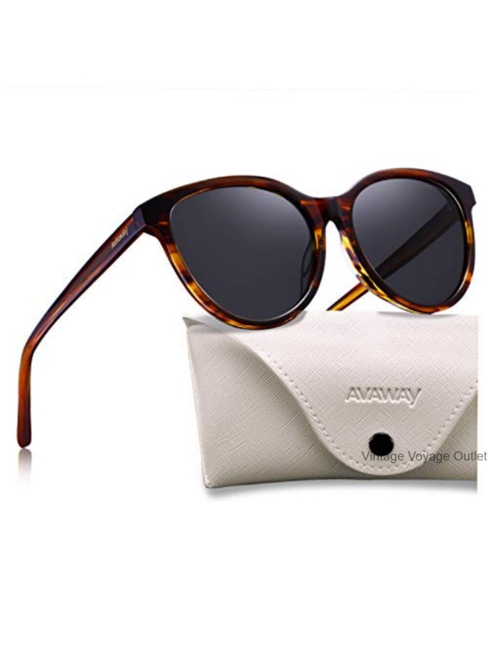 Polarized Cat Eye Sunglasses Acetate Anti Glare UV Protection